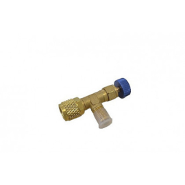 PRIKLJUCNI VENTIL LOCK VALVE FC34 HC1222 R22-R404-R407 1|4M-1|4F PLAVI