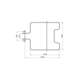 GREJAC ELEKTRICNOG SPORETA KONCAR 1000W 4069